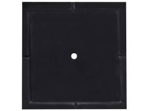 Outdoor Blumentopf PAROS Schwarz - 50 x 46 x 50 cm