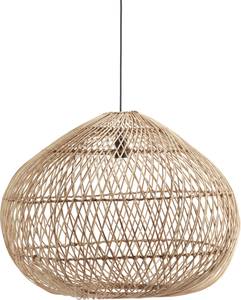 Hängelampe Karen Beige - Rattan - 51 x 51 x 51 cm