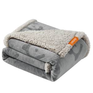 Tierdecke Bacon Grau - Textil - 127 x 2 x 101 cm