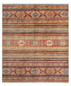 Teppich Torkman XV Rot - Textil - 247 x 1 x 295 cm