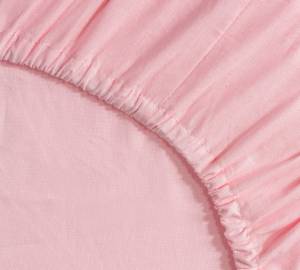 Fixleintuch Baby Pink - Naturfaser - 120 x 1 x 175 cm