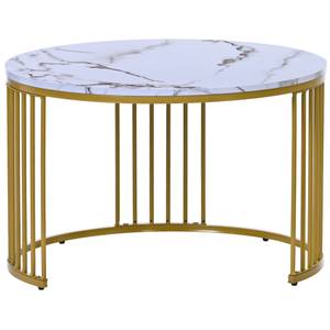 Couchtisch DianaVase Ⅱ (2er Set) Gold - Holzwerkstoff - Metall - 45 x 54 x 70 cm