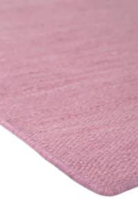 Kurzflorteppich Rainbow Kelim Pink - Naturfaser - Textil - 200 x 1 x 290 cm