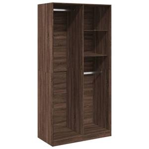 Kleiderschrank 298537-4 Dunkelbraun - Breite: 100 cm