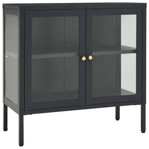 Sideboard FOLCO Metall Anthrazit Grau - Metall - 70 x 70 x 35 cm