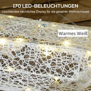 LED Rentier 844-995V90WT Weiß - Metall - 29 x 42 x 50 cm