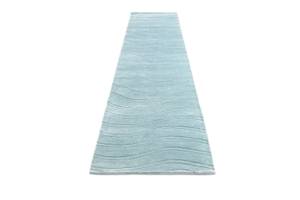 Tapis de passage Darya DLXIV Bleu - Textile - 81 x 1 x 394 cm