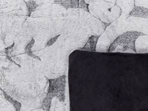 Couverture KOSI Gris - Textile - 150 x 1 x 200 cm