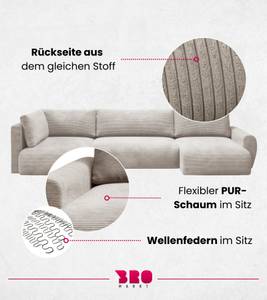 Ecksofa PATI Maxi Beige