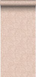 Tapete Koralle 7397 Pink - Naturfaser - Textil - 50 x 900 x 900 cm