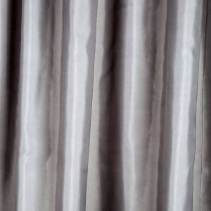 Duschvorhang 180x200cm/braunem Polyester Grau - Textil - 200 x 1 x 180 cm