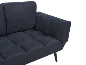 2-Sitzer Sofa BREKKE Schwarz - Blau - Dunkelblau