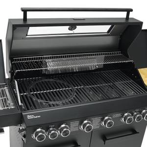 Gasgrill PLATINUM YAMARA DARK 6+2 Schwarz - Metall - 159 x 117 x 55 cm