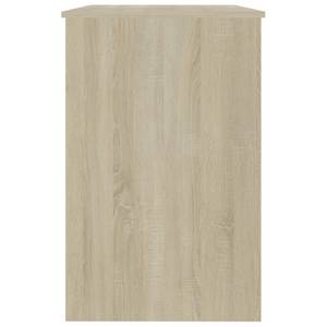Schreibtisch Braun - Holzwerkstoff - Massivholz - 100 x 76 x 100 cm