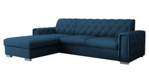 Ecksofa Roma Blau - Ecke davorstehend links