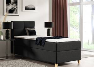 Boxspringbett Candy Mini Schwarz - Breite: 83 cm