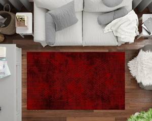 Teppich FISUN Rot - Textil - 300 x 6 x 400 cm