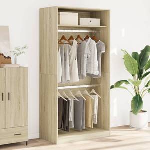 Kleiderschrank 298537-6 Eiche Sonoma Dekor - Breite: 100 cm