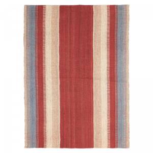 Tapis d'orient KILIM C Fourrure véritable - 133 x 7 x 182 cm