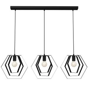 Lampe à suspension HELIN Noir - Métal - 35 x 120 x 110 cm
