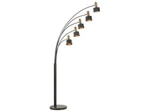 Grande lampe ANBESA Noir - Doré - Métal - 110 x 210 x 35 cm