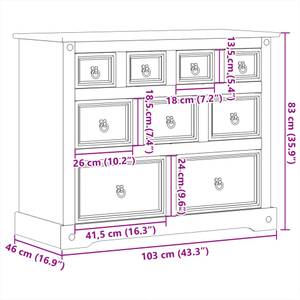 Kommode 4005678 46 x 83 x 103 cm