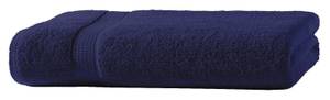 Duschtuch dunkelblau 70x140 cm Frottee Blau - Textil - 70 x 1 x 140 cm