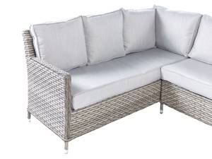 Set de salon LACONA Gris - Polyrotin - 175 x 60 x 233 cm