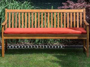 Gartenbank VIVARA Eiche Hell - Rot - 160 x 61 cm