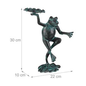 5 x Gartenfigur Frosch 22 x 30 cm