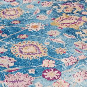 Teppich 136602 Blau - Pink - Textil - 120 x 1 x 120 cm