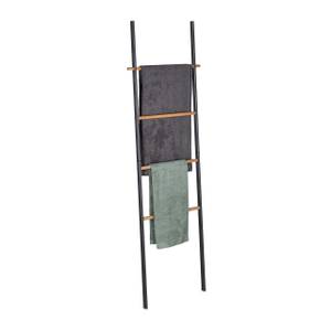 Handtuchleiter Holz & Metall Braun - Grau - Holzwerkstoff - Metall - 50 x 171 x 3 cm
