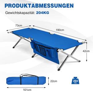 Campingbett OP71067 Blau