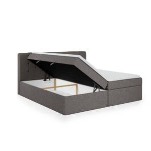 Boxspringbett Doppelbett Merano Grau - Breite: 200 cm