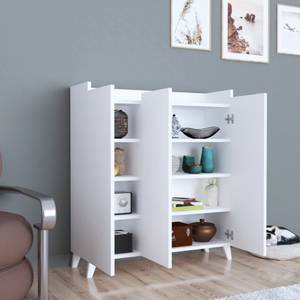 Armoire basse Sirdal Blanc