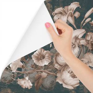 Papier Peint FLEURS Feuilles Style Rétro 405 x 270 x 270 cm