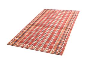 Tapis Jajim CCXXXV Rouge - Textile - 139 x 1 x 246 cm