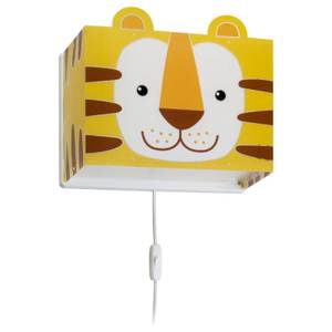 Kinderzimmer Wandleuchte Little Tiger Gelb - Kunststoff - 17 x 33 x 17 cm