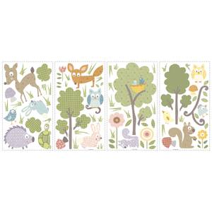 Stickers ANIMAUX DE LA FORÊT Matière plastique - Textile - 25 x 35 x 35 cm