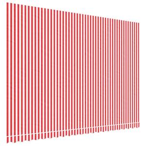 Markisenstoff 3007858 Rot - Weiß - 345 x 480 cm