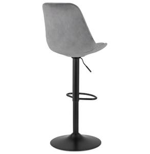 Tabouret De Bar MIKE Noir - Gris