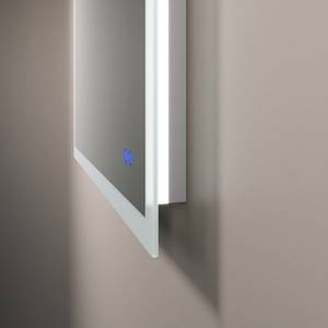 Led Spiegel ECHOS Silber - Glas - 100 x 70 x 5 cm