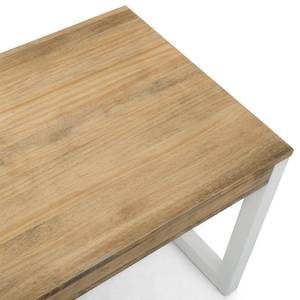 Table Basse relevable 50x100 BL-EV-18 Blanc - Bois massif - Bois/Imitation - 100 x 52 x 50 cm