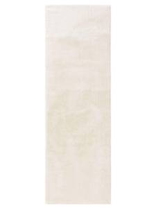 Tapis à poils longs Furry 2 Blanc crème - 80 x 300 cm