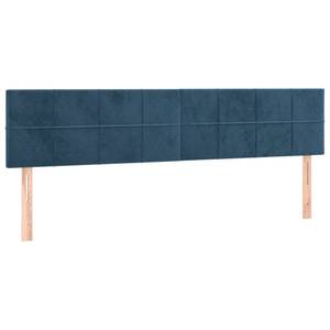 Lit à sommier tapissier 3017268-9 Bleu foncé - Largeur : 160 cm