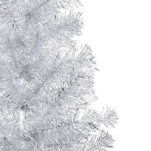 Sapin de noël artificiel Gris - Argenté - Blanc - 75 x 150 x 75 cm