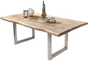 Esstisch 15490-40 Braun - Massivholz - Holzart/Dekor - 160 x 76 x 90 cm