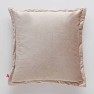 Samt-Kissenbezug Vicenza Beige - Textil - 45 x 1 x 45 cm