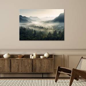 KUNSTDRUCK Misty Mountain Forest 1 120 x 80 cm