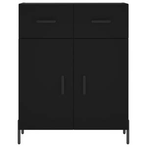 Highboard DE7160 Schwarz - Holzwerkstoff - 34 x 180 x 70 cm